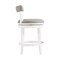 Alaterre Furniture Hanover Swivel Counter Height Bar Stool, White and Gray ANHN01PDC - alternate 5